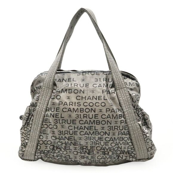 Chanel Nylon Logo Tote Bag - Picture 1 of 8